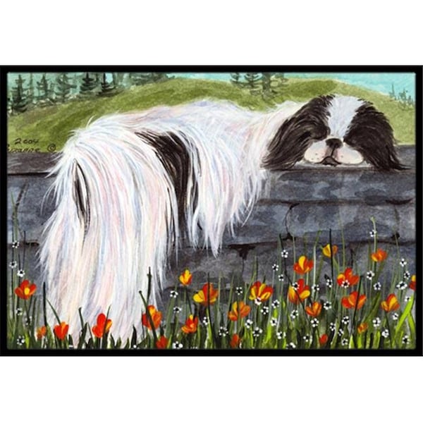 Carolines Treasures SS8030MAT 18 x 27 in. Japanese Chin Indoor Outdoor Mat SS8030MAT - main